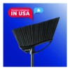 Outdoor Powercorner Angle Broom, 48" Handle, Black/Gray