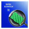 Scrunge Non-Scratch Scrub Sponge, 2.63 x 4.25, 1" Thick, Green/Blue, 2/Pack, 8 Packs/Carton
