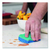 Scrunge Non-Scratch Scrub Sponge, 2.63 x 4.25, 1" Thick, Green/Blue, 2/Pack