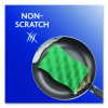 Scrunge Non-Scratch Scrub Sponge, 2.63 x 4.25, 1" Thick, Green/Blue, 2/Pack