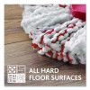 Ezwring Deep Clean Refill, Microfiber, Custom Size For Ez Wring Mop System, Red/White