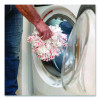 Ezwring Deep Clean Refill, Microfiber, Custom Size For Ez Wring Mop System, Red/White