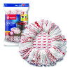 Ezwring Deep Clean Refill, Microfiber, Custom Size For Ez Wring Mop System, Red/White