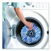 Rinse Clean Refill, Microfiber, Custom Size For Rinse Clean Mop System, Blue/White, 2/Pack, 6 Packs/Carton