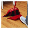 One Sweep Lg Broom With Dustpan, 57" Handle, Red/Black/Gray