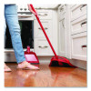 One Sweep Lg Broom With Dustpan, 57" Length, Red/Black/Gray