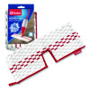 Promist Max Refill, Microfiber, Custom Size For Promist Mop System, Red/White/Gray