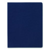 Solids Presentation Covers For Binding Systems, Plastic, Round Corners, 11 x 8.75, Navy, 25/Pack