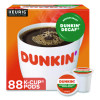 K-Cups, Dunkin' Decaf, 0.37 Oz, 22/Box, 4 Boxes/Carton