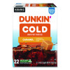 Cold Iced Coffee K-Cups, Caramel, 0.44 Oz, 22/Box