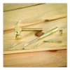 5-In-1 Carpenter's Hammer With Nesting Handle Containing Four Screwdrivers, 6.5" Long Gold Handle