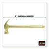 5-In-1 Carpenter's Hammer, Tool-Storage Nesting Handle With Four Screwdrivers, 8 Oz Steel Curved Claw Head, 6.5" Gold Handle
