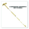 5-In-1 Carpenter's Hammer, Tool-Storage Nesting Handle With Four Screwdrivers, 8 Oz Steel Curved Claw Head, 6.5" Gold Handle