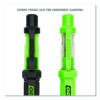 6-Way Pen-Style Screw/Nut Driver, Phillips/Slotted Bits, Metric Sockets, 5.38" Long, Black/Green, Green/Clear, 4/Pack