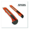 Snap-Off Utility Knife Set, 9 Mm Knife, 18 Mm Knife, Orange/Black