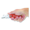 Quick Change Lock Back Utility Knife, 3.5" Aluminum Handle, Orange