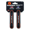 Hex Key Fold-Up Tool Set, Two-Piece, Metric/Sae, Black-Oxide/Blue (Sae), Black-Oxide/Red (Metric)
