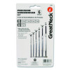 6-Piece Precision Screwdriver Set, Metric Slotted And Phillips, Polished Steel Handle