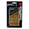 6-Piece Precision Screwdriver Set, Metric Slotted And Phillips, Polished Steel Handle