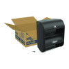 Compact Quad Vertical Four Roll Coreless Tissue Dispenser, 12.31 x 14.81 x 7.86, Black