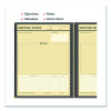 Meeting Notes Book, Space For Up To 159 Meetings, Meeting-Minutes/Notes Format, Black/Gold Cover, (80) 11 x 8.5 Sheets