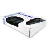 Linear Low-Density Can Liners, 45 Gal, 4 Mil, 40" x 46", Black, Flat Pack, 50/Carton