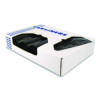 Linear Low-Density Can Liners, 56 Gal, 1.5 Mil, 51" x 48", Black, Flat Pack, 100/Carton
