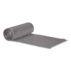 Linear Low-Density Can Liners, 45 Gal, 1.1 Mil, 40" x 46", Gray, Flat Pack, 125/Carton