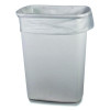 Linear Low-Density Can Liners, 33 Gal, 0.65 Mil, 33 x 39, Clear, Roll, 250/Carton