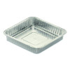 Square Cake Pan, 30 Gauge, 48 Oz, 8 x 8 x 1.53, Silver, Aluminum, 200/Carton