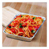 Square Cake Pan, 30 Gauge, 48 Oz, 8 x 8 x 1.53, Silver, Aluminum, 200/Carton