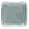 8" Square Cake Pan, 7.88 x 7.88 x 1.31, Silver, Aluminum, 500/Carton