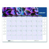 Recycled Succulent And Cacti Desk Pad Calendar, 17 x 22, Multicolor Sheets, Black Corners, 12-Month (Jan To Dec): 2026