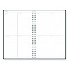 Recycled Non-Dated Monthly/Weekly Planner, Abstract Faces, Black/White Cover, Undated