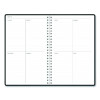 Recycled Non-Dated Monthly/Weekly Planner, Crystals, Blue/Pink/White Cover, Undated