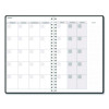 Recycled Non-Dated Monthly/Weekly Planner, Crystals, Blue/Pink/White Cover, Undated