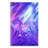 Recycled Non-Dated Monthly/Weekly Planner, Crystals, Blue/Pink/White Cover, Undated