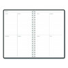 Recycled Non-Dated Monthly/Weekly Planner, Celestial, Blue/Gold Cover, Undated
