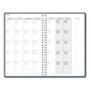Recycled Non-Dated Monthly/Weekly Planner, Fall Floral, Multicolor Cover, Undated