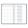 Recycled Non-Dated Monthly/Weekly Planner, Gold And Smoke, Multicolor Cover, Undated