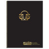 100% Recycled Deco Days Monthly Planner, 11 x 8.5, Black/Gold Cover, 12-Month (Jan To Dec): 2026