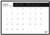 100% Recycled Deco Days Monthly Planner, 11 x 8.5, Black/Gold Cover, 12-Month (Jan To Dec): 2026