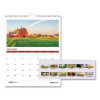 100% Recycled Farm Life Wall Calendar, 11 x 14, White/Multicolor Sheets, 12-Month (Jan-Dec): 2026