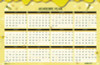 100% Recycled Academic Honeycomb Laminated Wall Calendar, 24 x 37, Tan/Yellow Sheets, 12-Month (July-June): 2024 To 2025