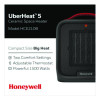 Uberheat 5 Ceramic Heater, 1,500 W, 4.5 x 4.5 x 8.86, Black