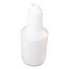 Plastic Bottles With Graduations, 32 Oz, Natural