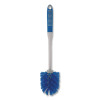 Toilet Bowl Brush And Caddy, Blue/Gray