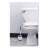 Toilet Bowl Brush And Caddy, Blue/Gray