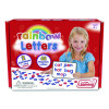 Rainbow Lowercase Letters, (2) Alphabet Sets, (2) Extra Vowel Sets, +/- 1.6" Tall, Blue Consonants, Red Vowels, 62 Pieces