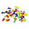 Rainbow Pattern Blocks, Pre-K, 100 Pieces